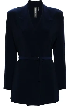 Norma Kamali Peak-lapels double-breasted blazer