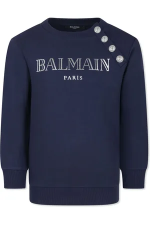 Balmain Logo-print cotton sweatshirt