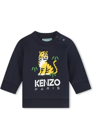 Kenzo Tiger-print cotton sweatshirt