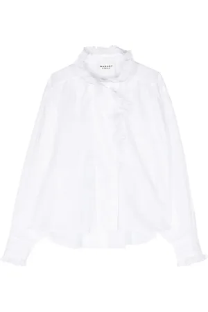Marant Etoile Pamiala ruffle-trim blouse