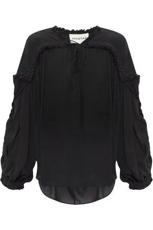 Munthe Observation frill-trim blouse
