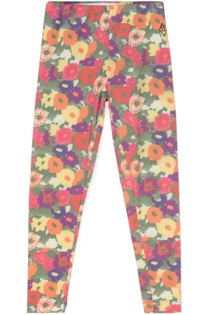 The Animals Observatory Alligator floral-print leggings