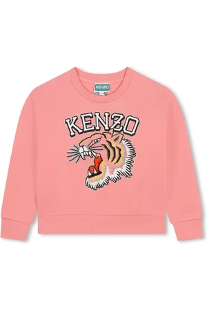 Kenzo Contrasting logo print sweatshirt