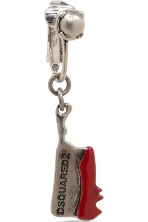 Dsquared2 Logo-plaque dangle earrings