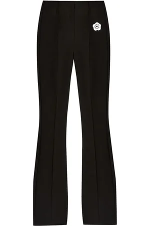Kenzo Boke Flower 2.0 embroidered flared-leg trousers