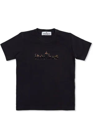 Stone Island Compass-print cotton T-shirt