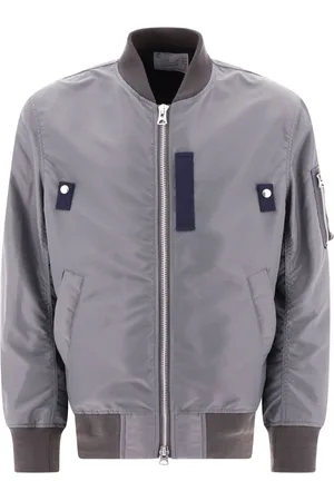 SACAI Zip-up long-sleeve bomber jacket