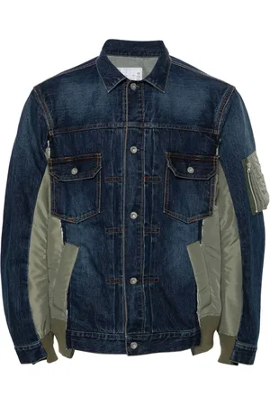 SACAI Patchwork denim jacket