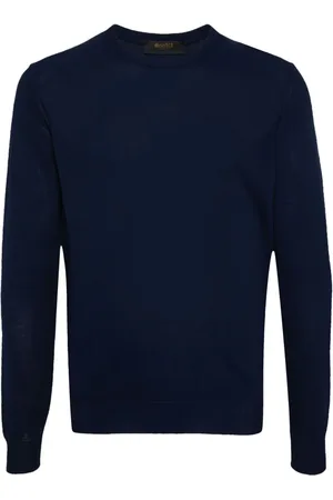 MOORER Long-sleeve cotton jumper