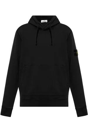 Stone Island Compass-motif cotton hoodie