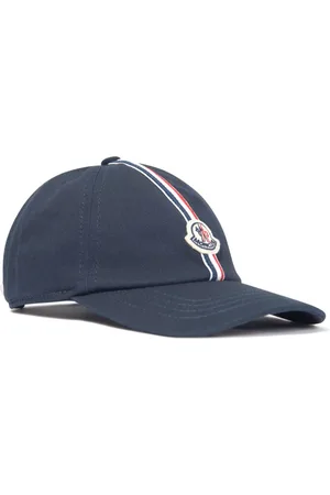 Moncler Logo-patch stripe-detail cap