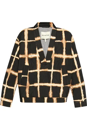Munthe Omaha- checked quilted jacket