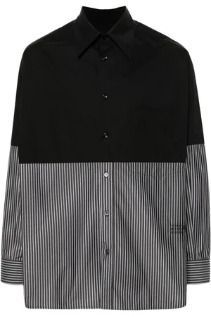 Maison Margiela Numbers-motif panelled shirt