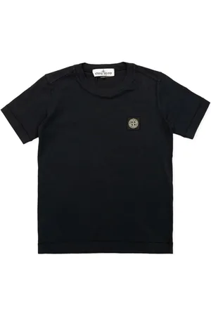 Stone Island Compass-appliqu?? cotton T-shirt