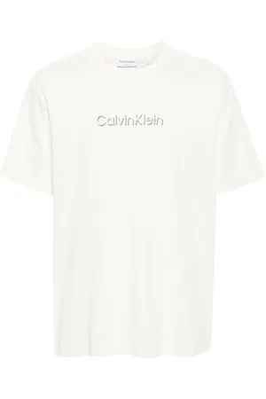 Calvin Klein Logo-embossed cotton T-shirt