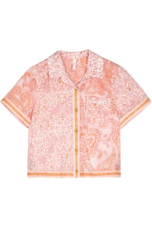ZIMMERMANN Ottie paisley-print cotton shirt