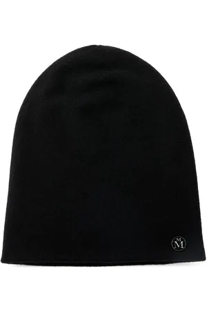 Le Mont St Michel Loli logo-plaque cashmere beanie