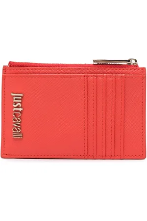 Roberto Cavalli Logo-lettering zip-up wallet