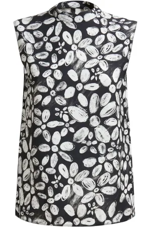 Marni Floral-print sleeveless top