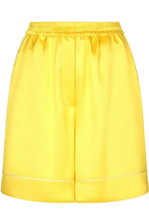 Dolce & Gabbana Lemon silk shorts