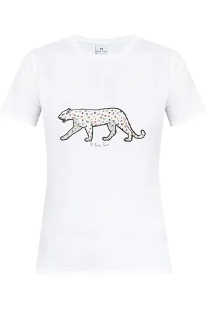 Paul Smith Tiger-print cotton T-shirt