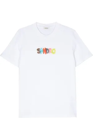 Sandro Logo-print jersey T-shirt
