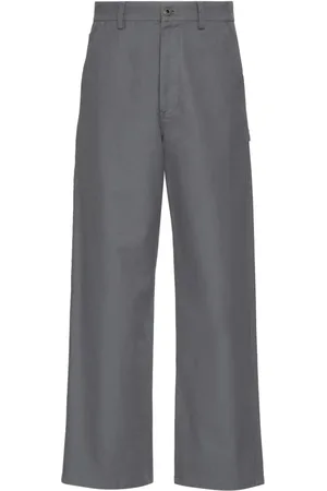VALENTINO GARAVANI Straight-leg cropped trousers