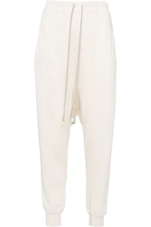 Rick Owens Tapered cotton track pants