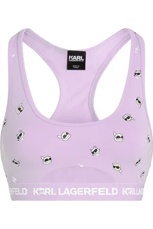 Karl Lagerfeld Ikon Peephole bralette