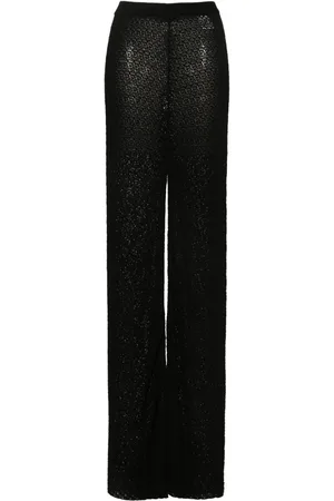 Totême Viron crochet straight trousers