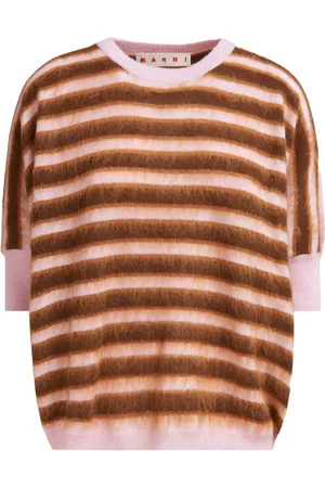 Marni Striped brushed wool jumper