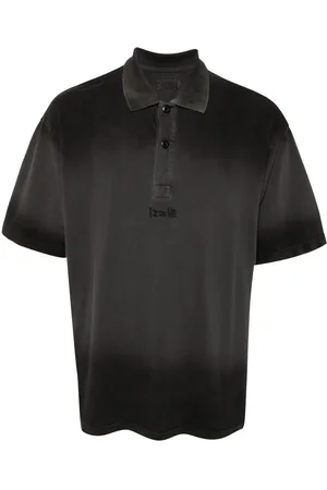 Izzue Logo-embroidered cotton polo shirt