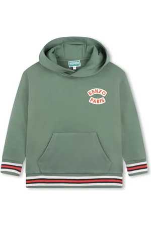 Kenzo Logo-appliqu?? cotton hoodie