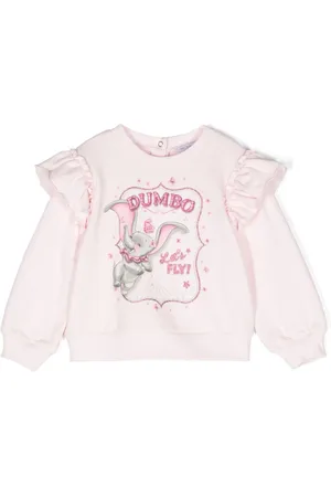 MONNALISA Romantic Circus dumbo-print sweatshirt
