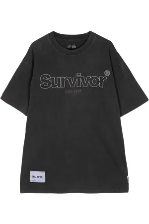 Izzue Survivor logo-appliqu?? cotton T-shirt