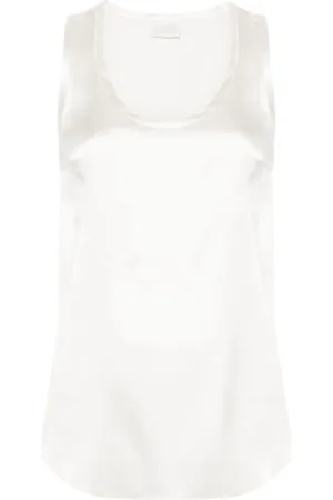 Brunello Cucinelli Satin tank top