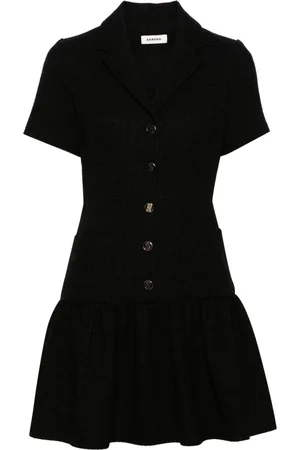 Sandro Peplum tweed minidress