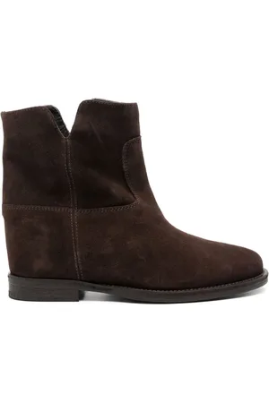 Via Roma Slip-on suede ankle boots