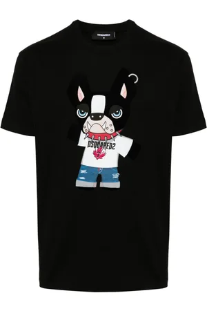 Dsquared2 Dog print cotton T-shirt
