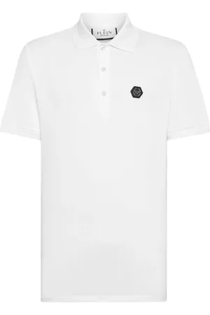 Philipp Plein Skull-print cotton polo shirt