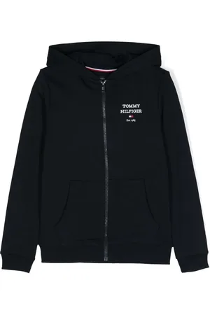 Tommy Hilfiger Logo-print zip-up hoodie