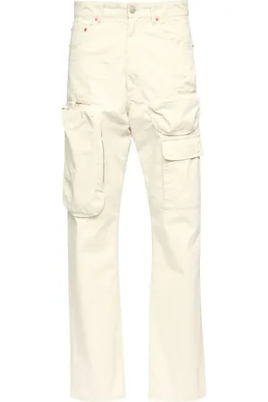 Maison Margiela Straight-leg cotton cargo trousers