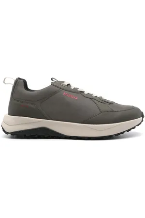 HUGO BOSS Raised-logo panelled sneakers