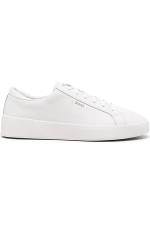 HUGO BOSS Lace-up leather sneakers