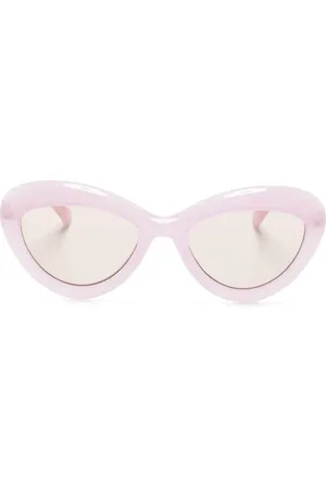 Moschino Cat-eye frame translucent sunglasses