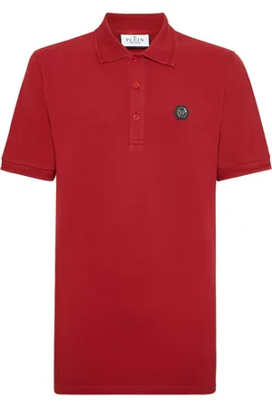 Philipp Plein Skull-print cotton polo shirt