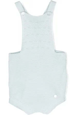 PATACHOU Criss-cross-straps cotton knit romper