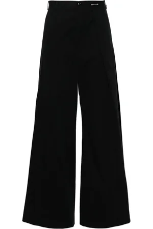 Maison Margiela Mid-rise wide-leg trousers