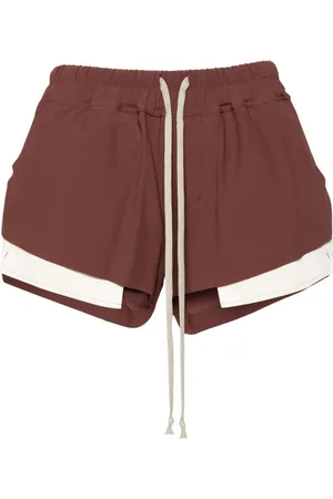 Rick Owens Fog exposed-pockets mini shorts