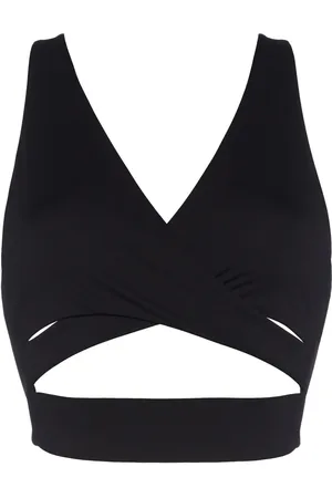 ERES Aim??e crossover-strap top